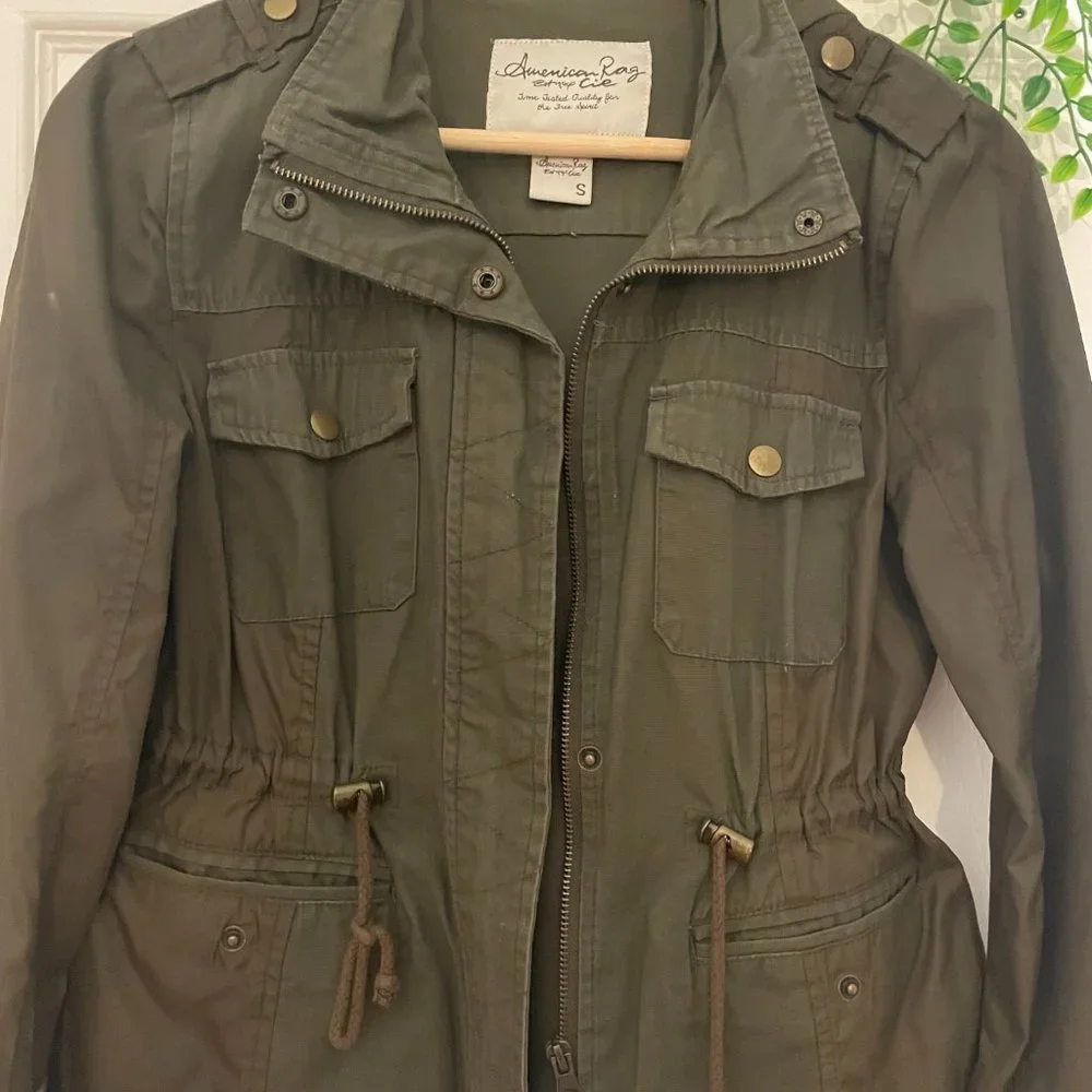 American Rag Olive Jacket - Picture 3 of 3